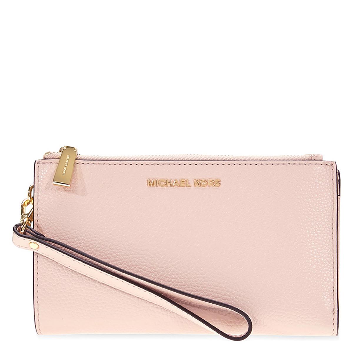 Michael michael kors women's cheap adele double zip wristlet