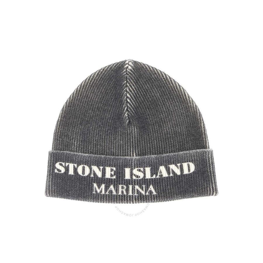 Stone Island Marina Beanie in Gray for Men | Lyst
