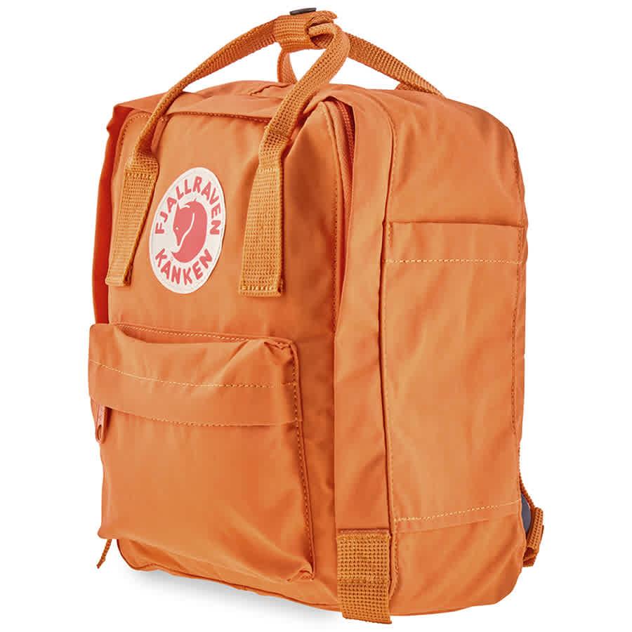 fjallraven orange backpack