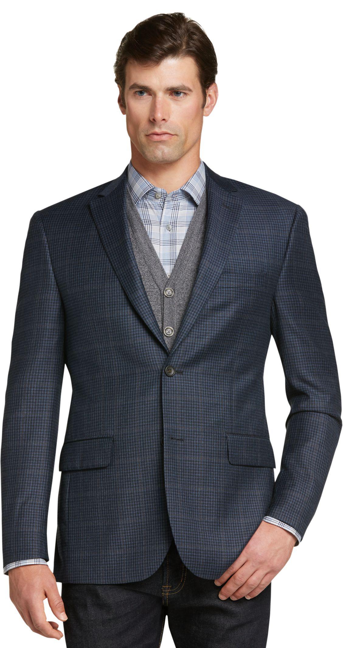 Lyst - Jos. A. Bank Reserve Collection Tailored Fit Windowpane Check ...