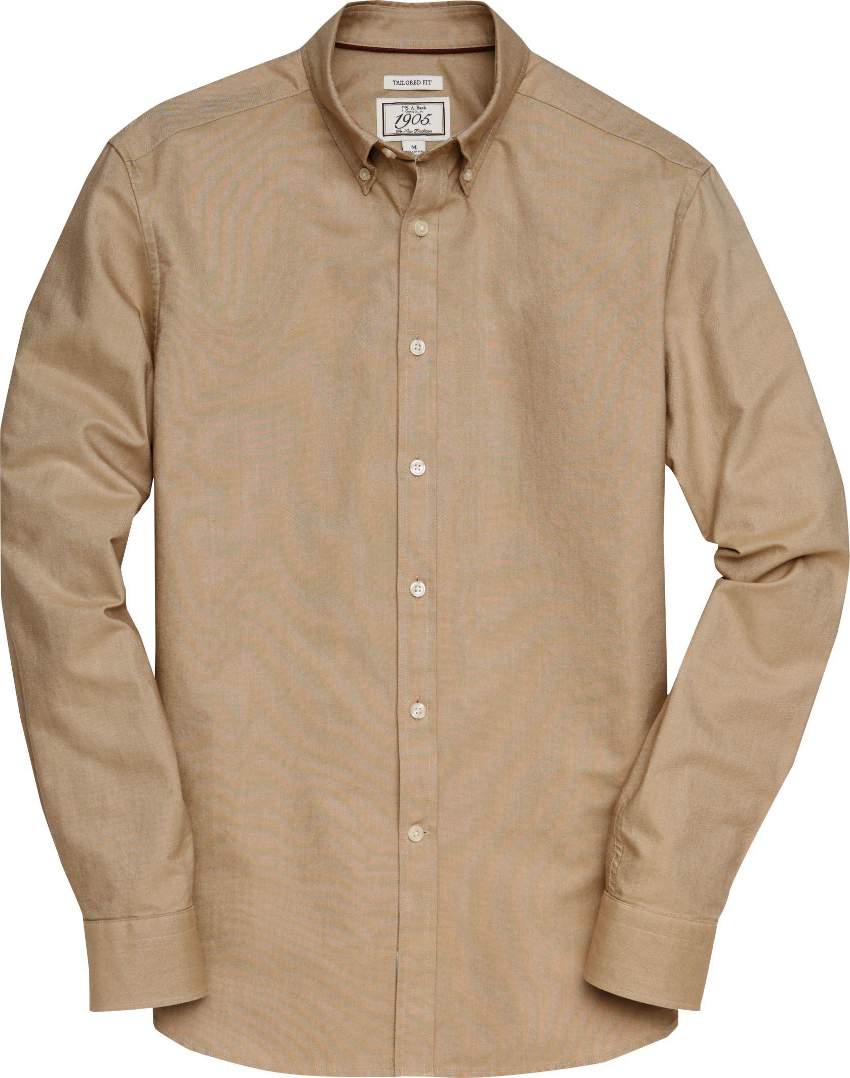 Lyst Jos. A. Bank 1905 Collection Tailored Fit Buttondown Collar Oxford Sportshirt in Brown