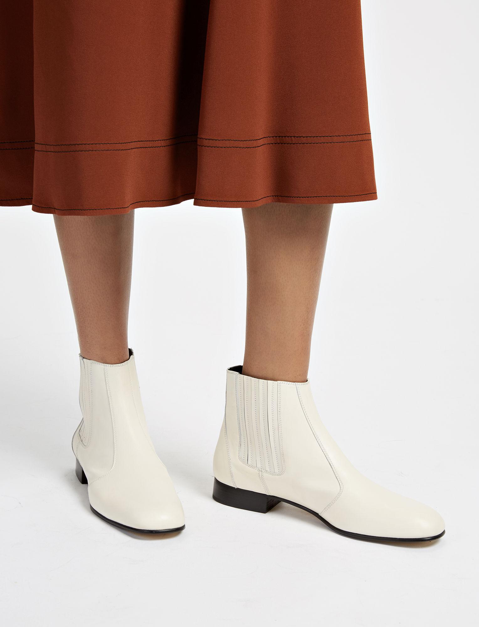 white pixie boots