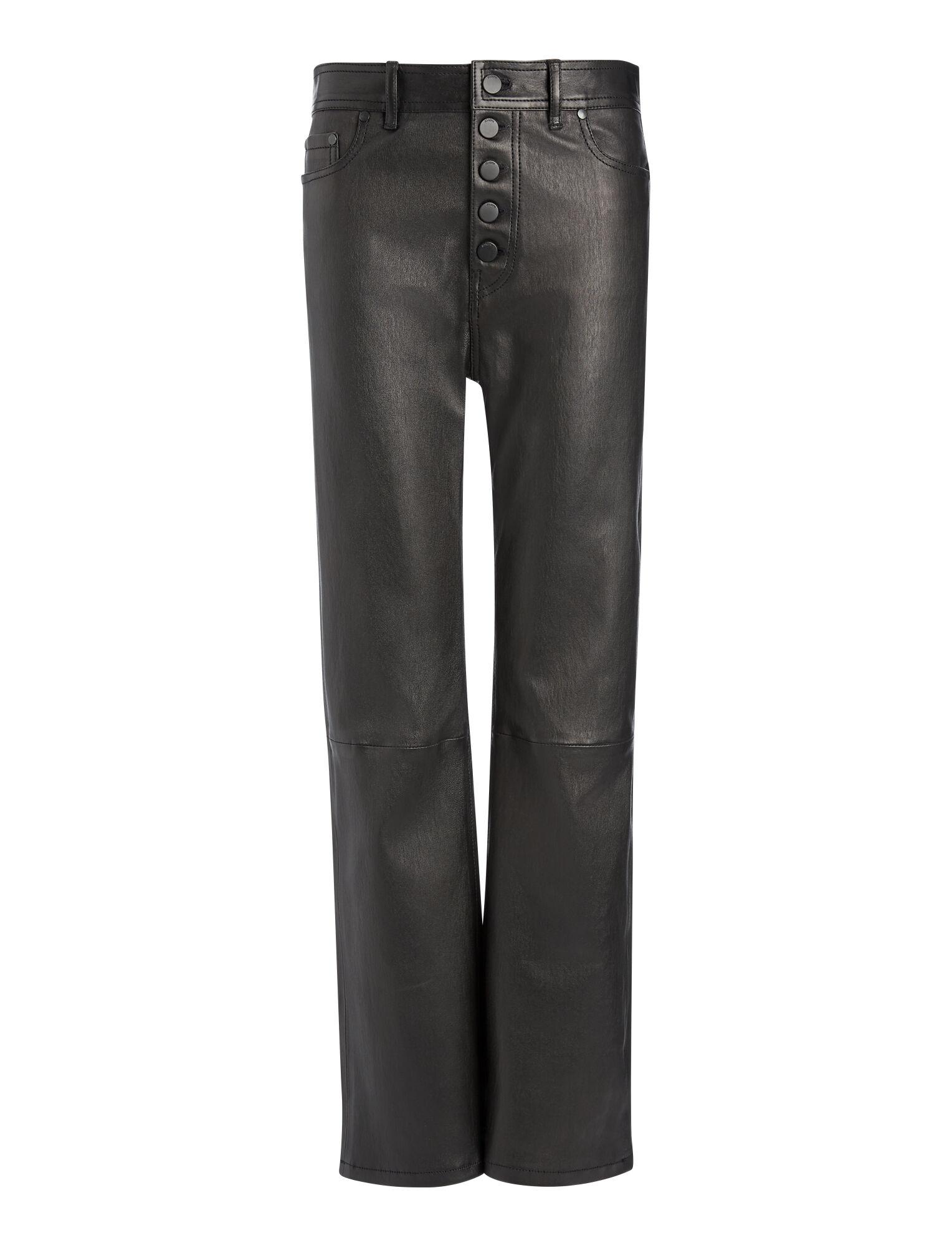 JOSEPH Den Stretch Leather Trousers in 