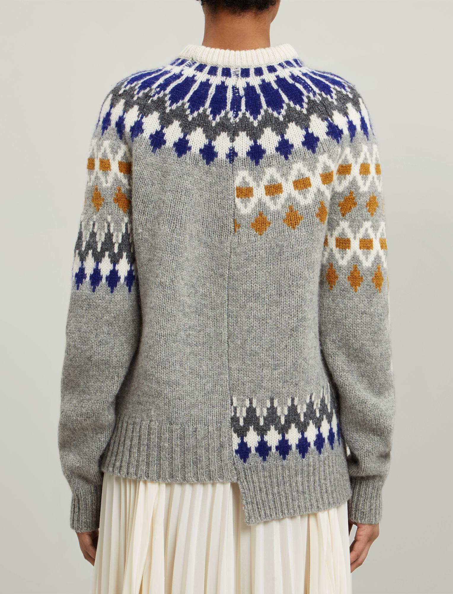 joseph patchwork sweater