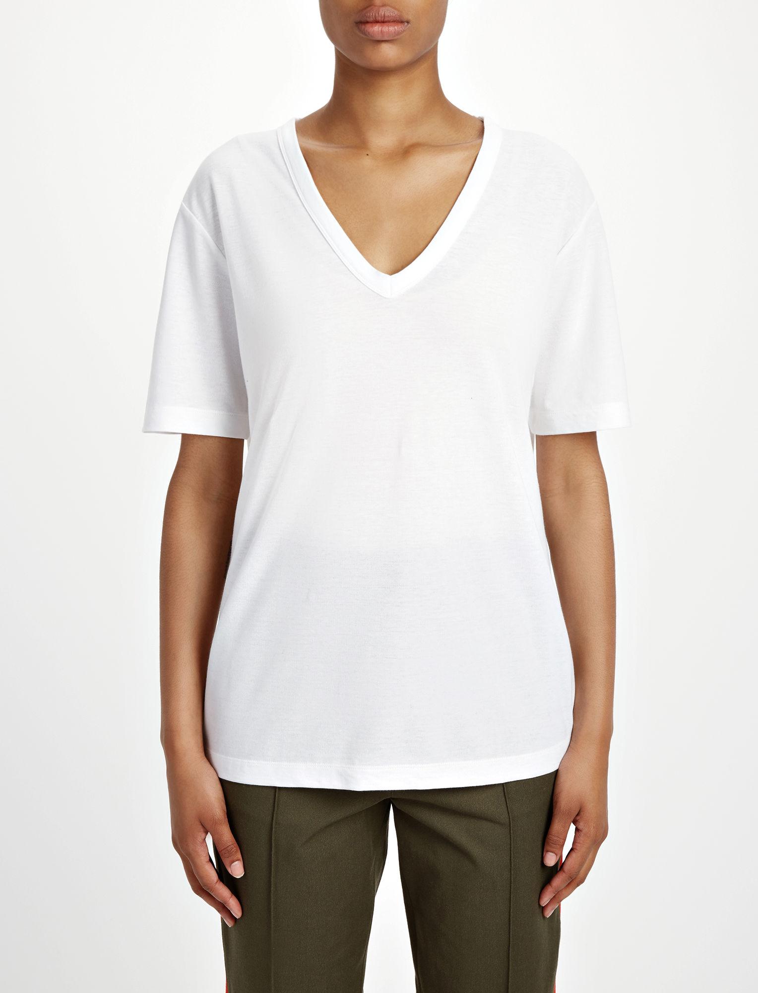Lyst Joseph Everyday V Neck Tee in White