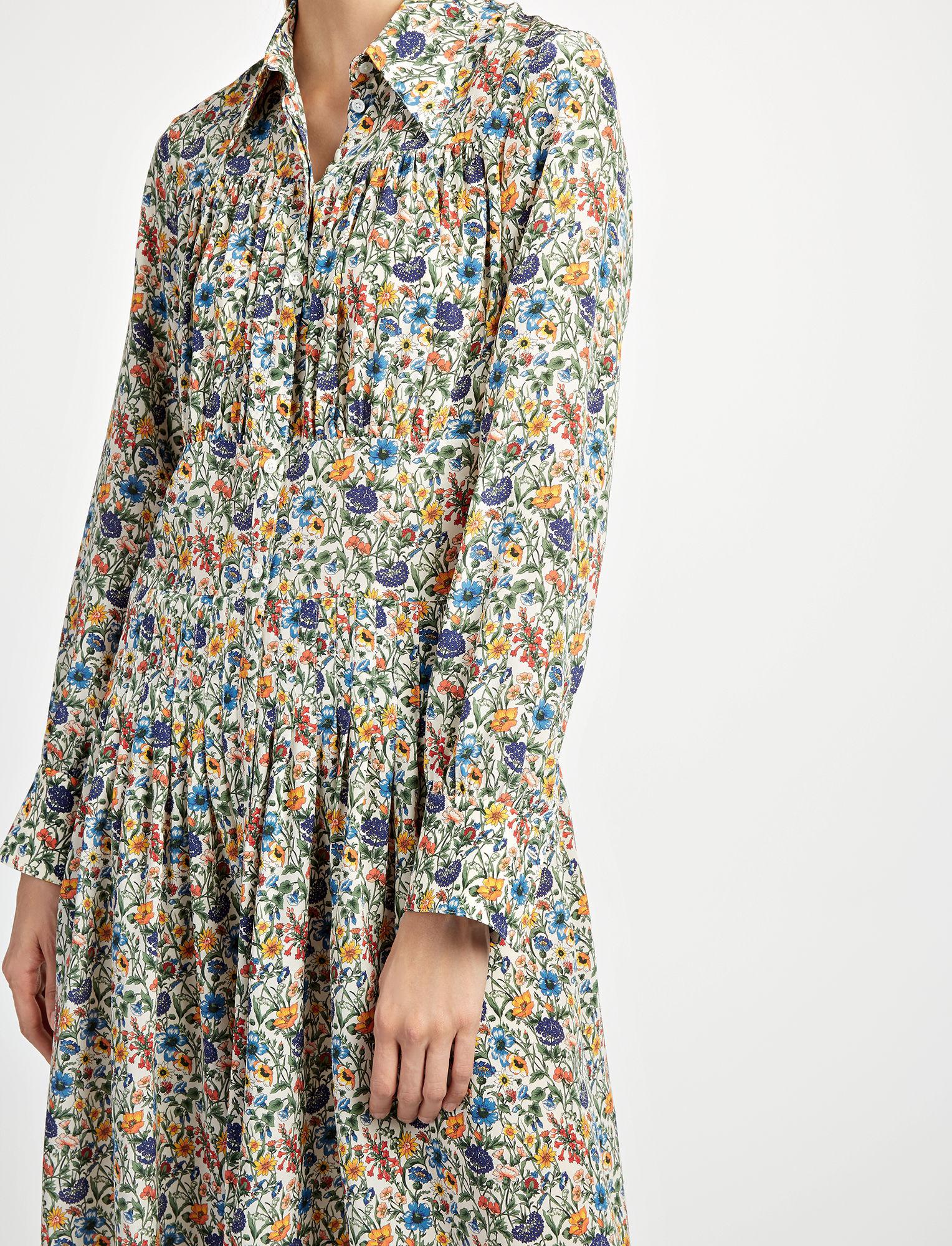 JOSEPH Silk Liberty Print Josie Dress Lyst