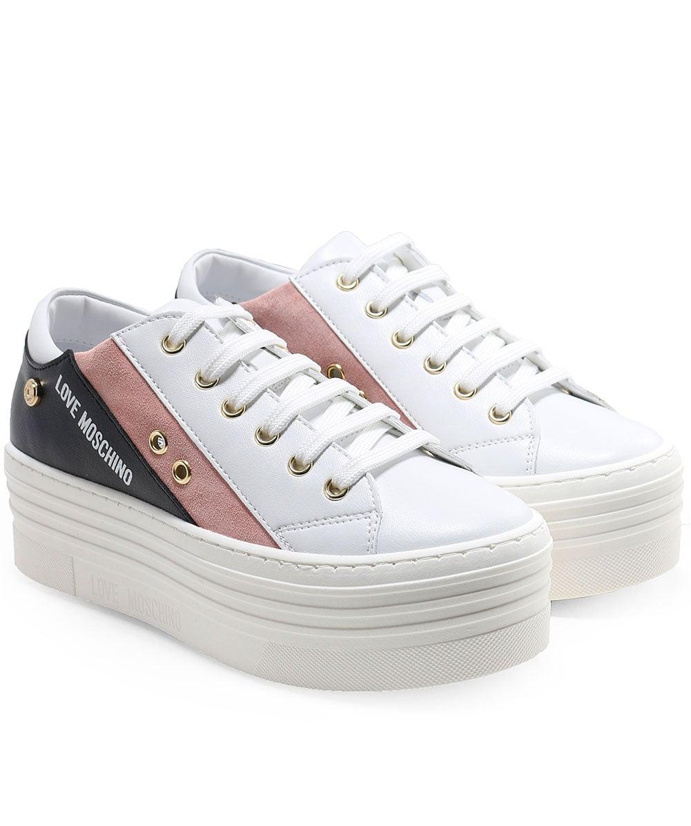 love moschino platform sneakers