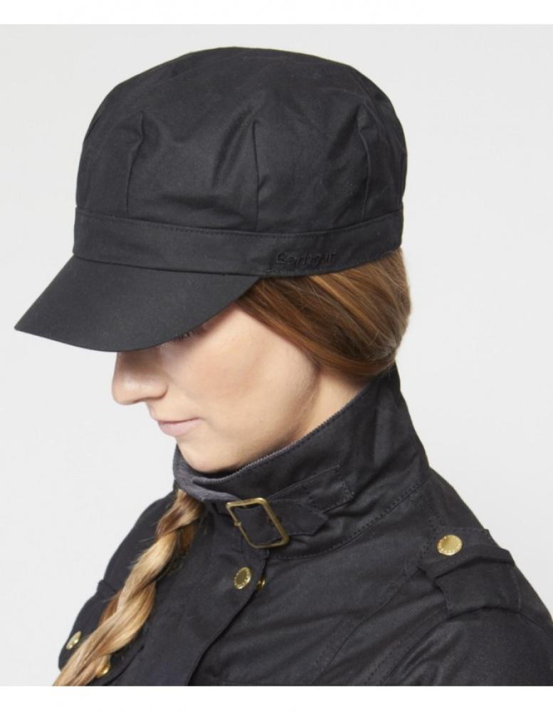 barbour wax baker boy hat