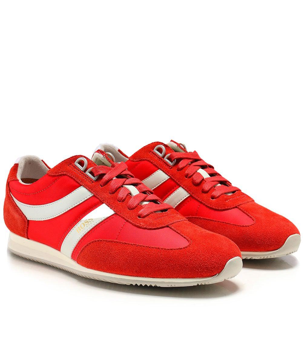 red hugo boss shoes