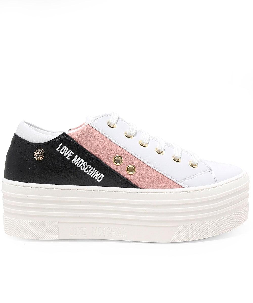 sneakers platform moschino