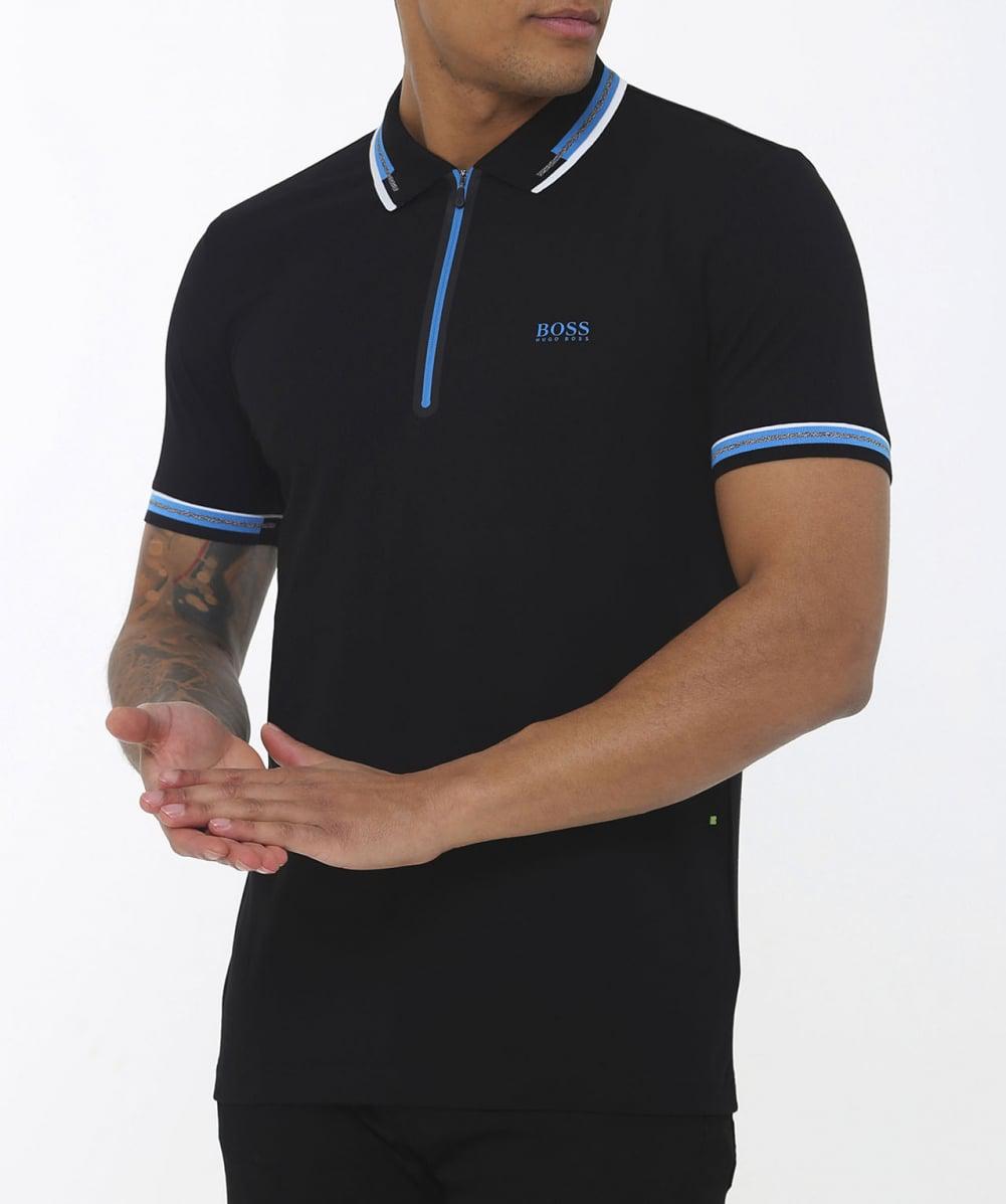hugo boss half zip polo