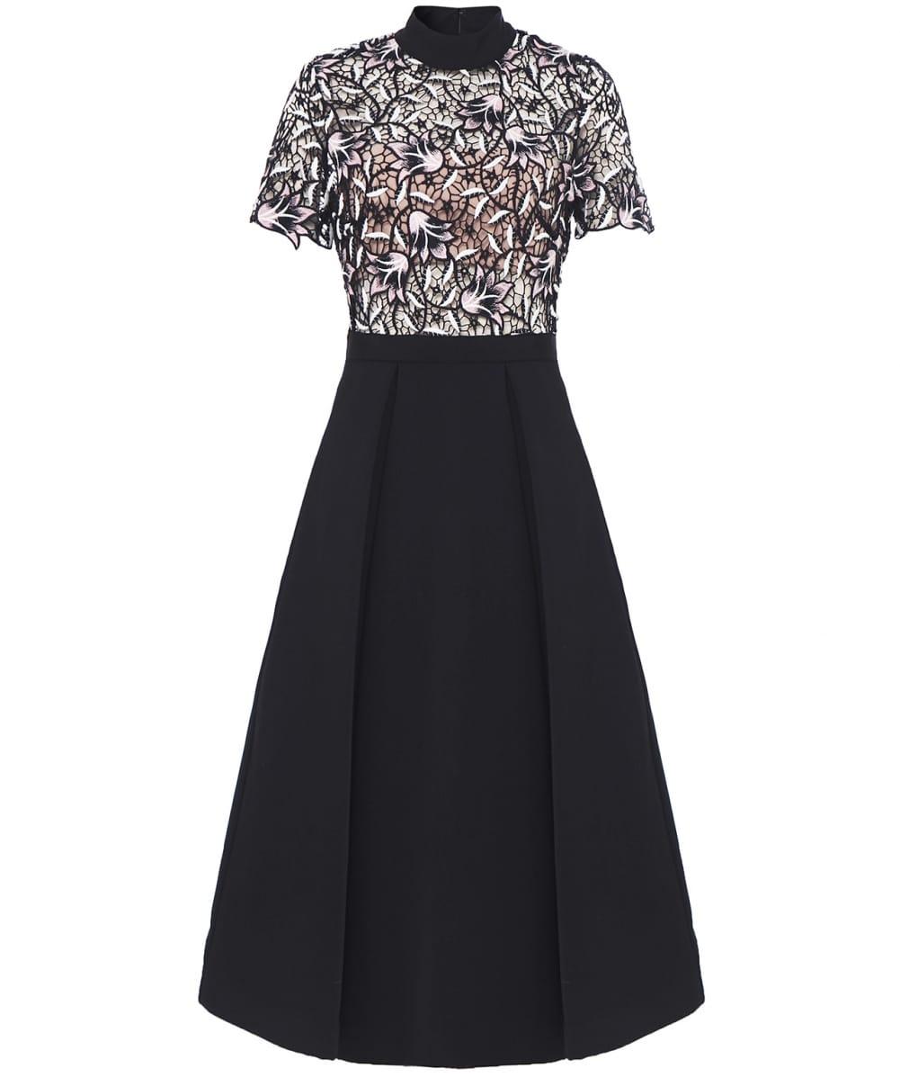 self portrait nightshade midi dress