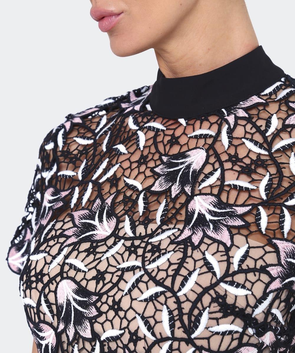 self portrait nightshade midi dress