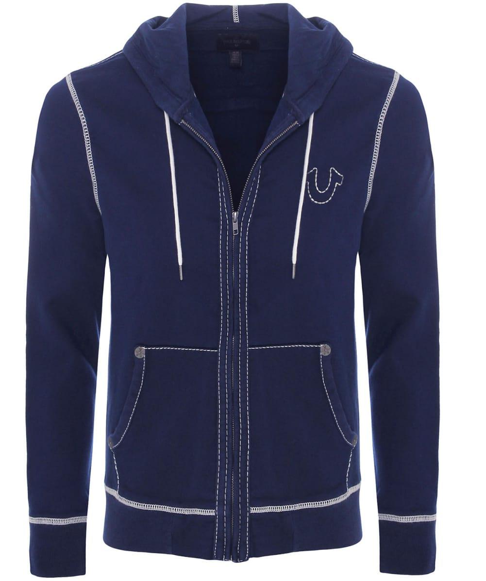 true religion double stitch hoodie