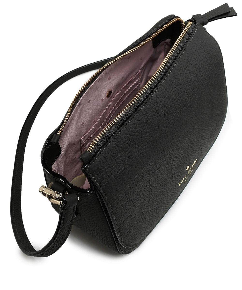 Kate Spade Leather Bari Crossbody Bag in Black - Lyst