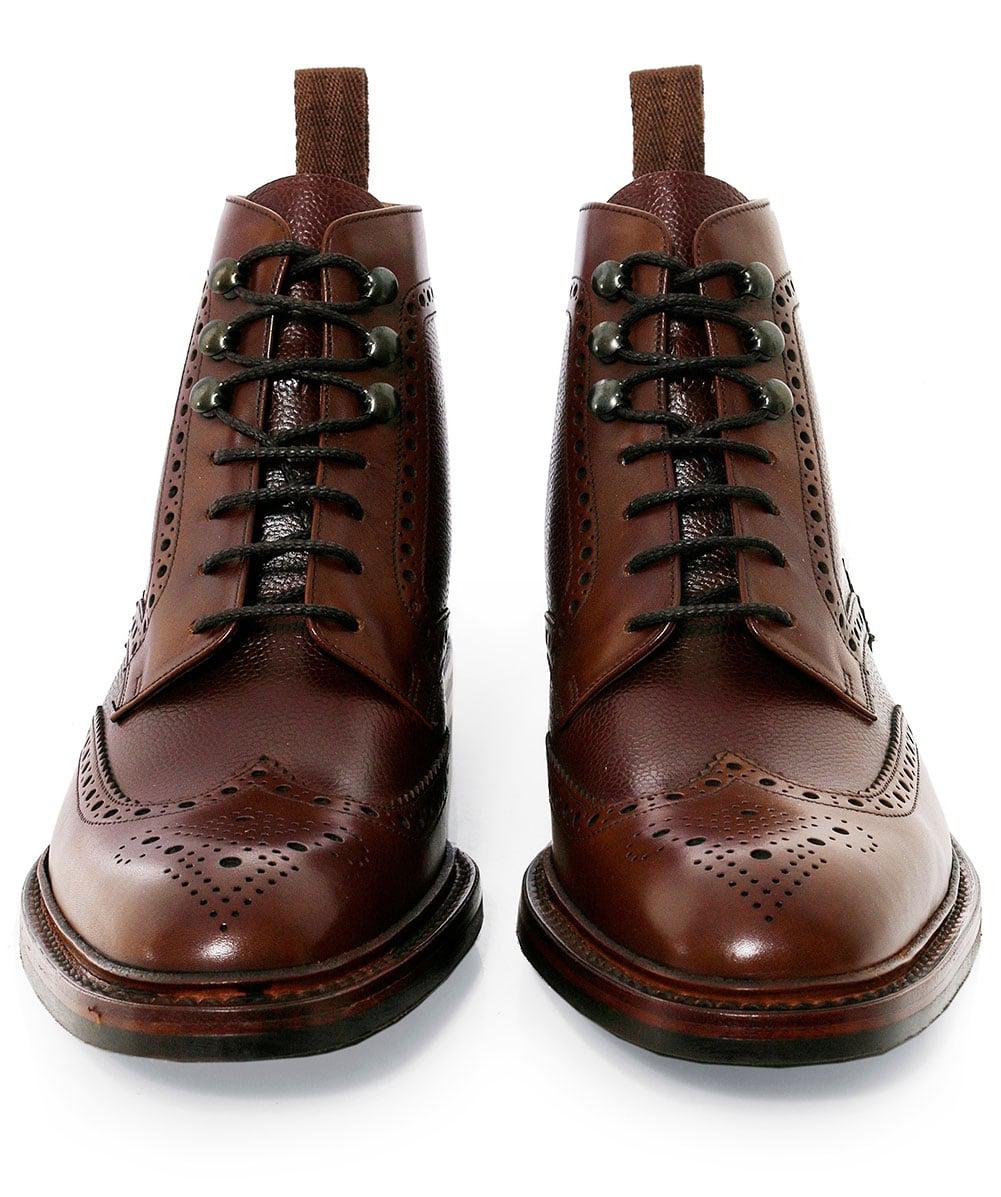 Loake Calf Leather Bosworth Derby Boots 