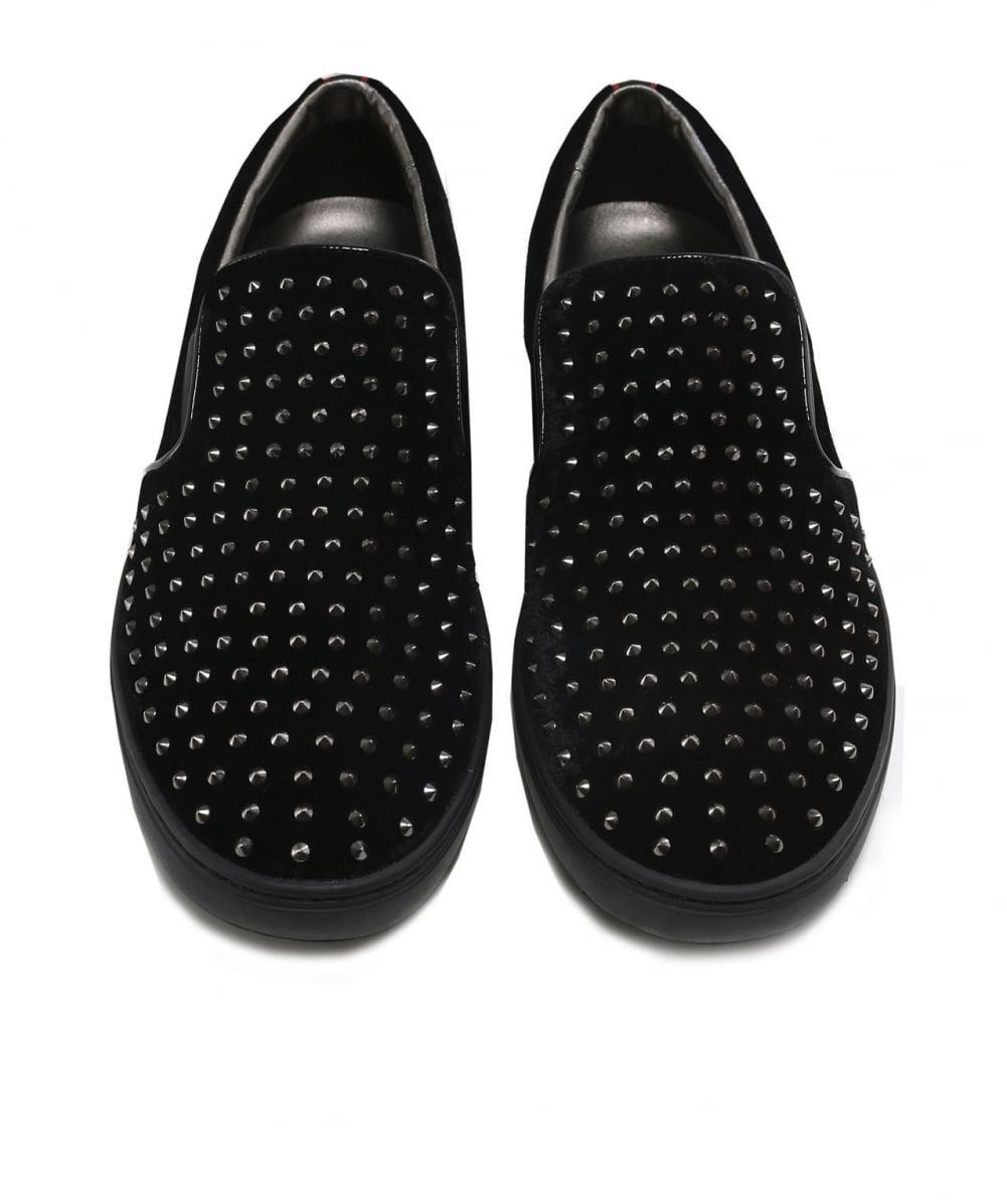 studded slip on trainers