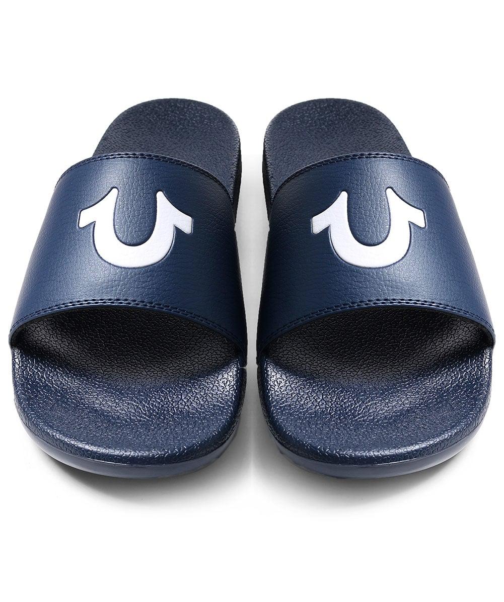 true religion men's slide sandals