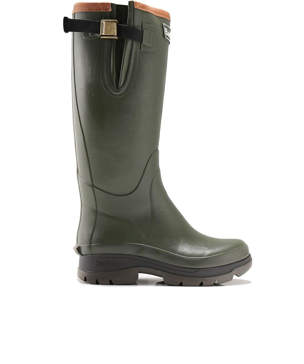 Barbour Rubber Tempest Wellington Boots in Olive (Green) for Men - Lyst