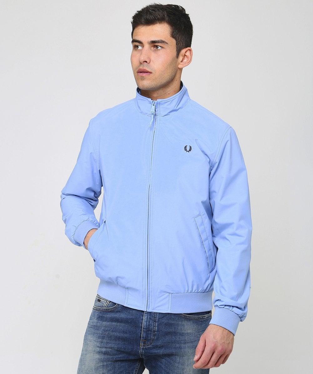 fred perry brentham jacket blue