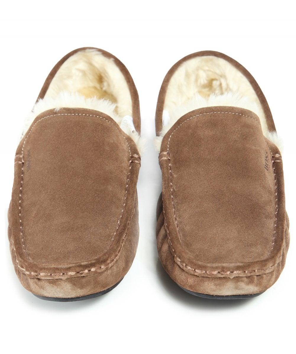 hugo boss moccasin slippers