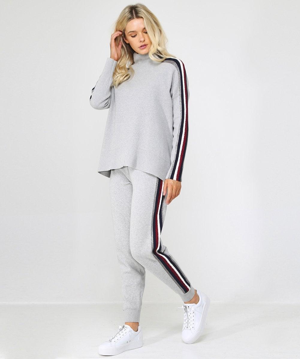 tommy hilfiger side stripe joggers