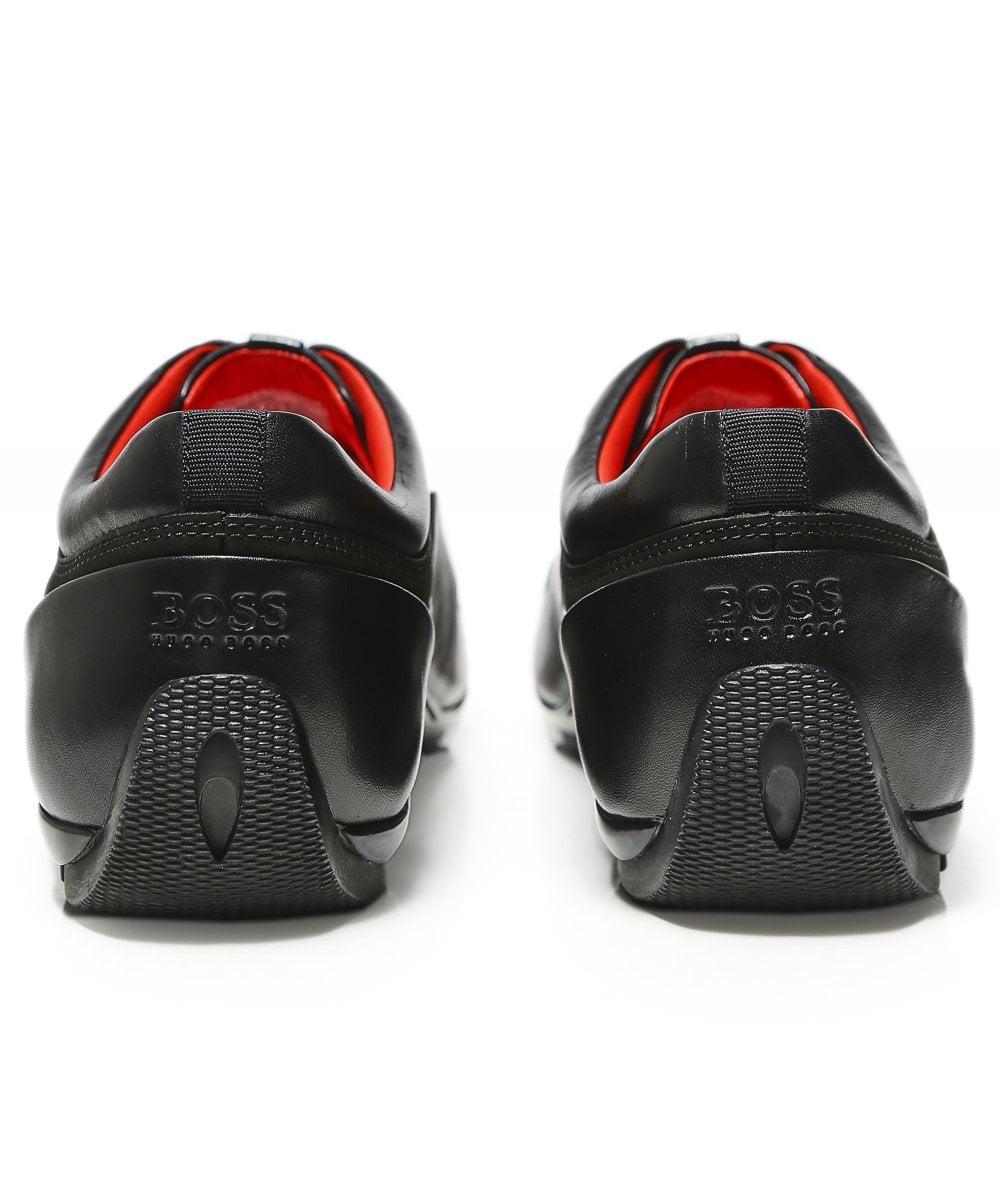 boss hugo boss hb racing trainers black