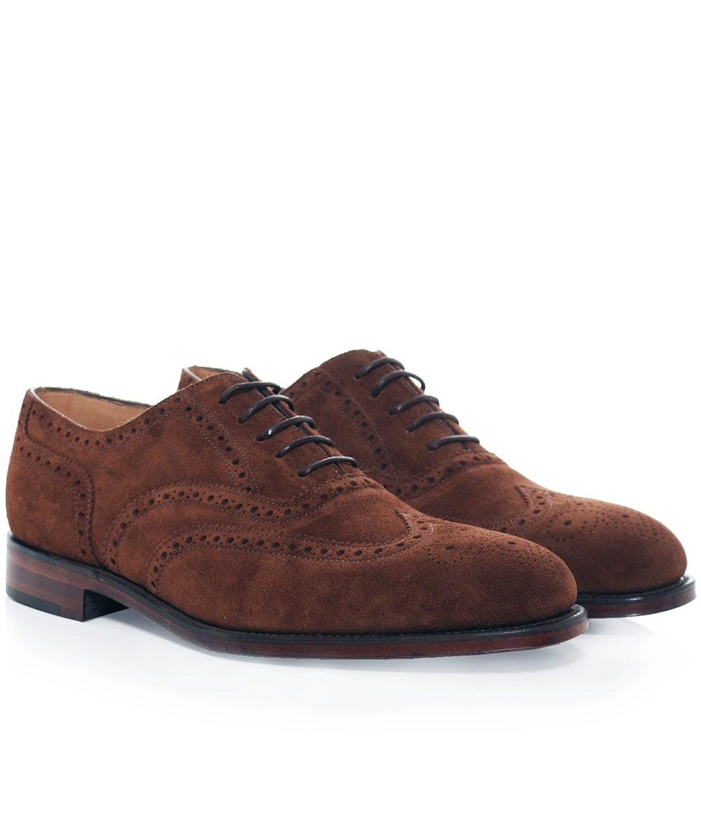 brown suede brogues