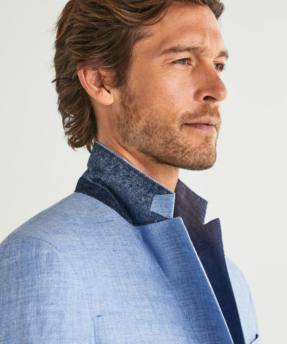 Hackett top linen jacket