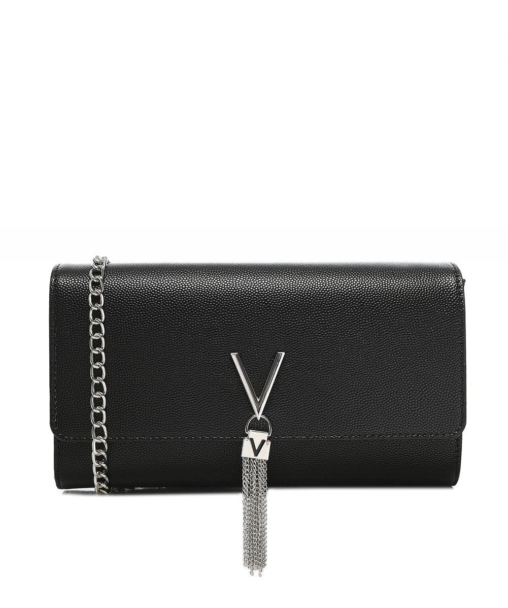 Valentino Velvet Marilyn Clutch Bag Black - Lyst