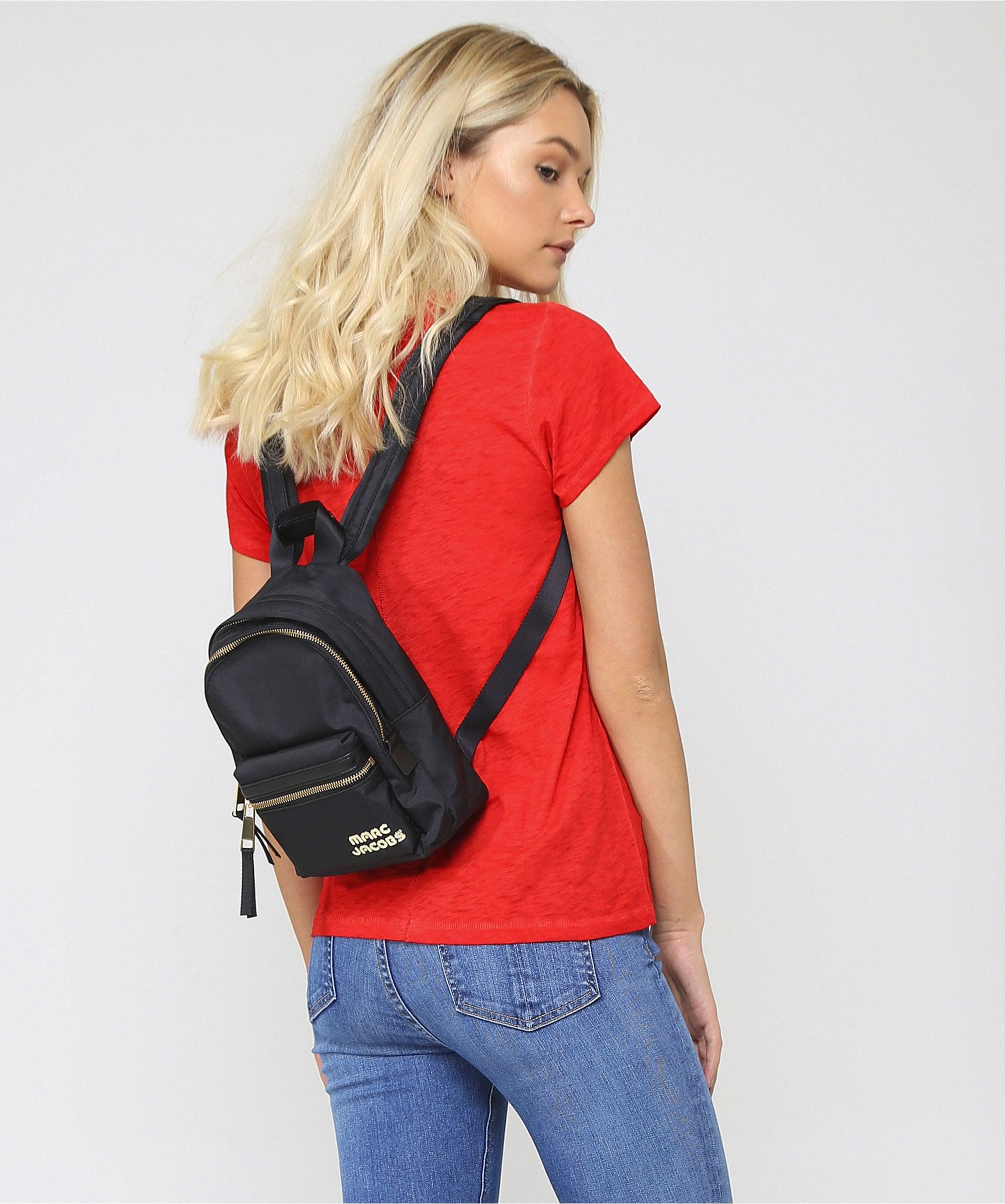 trek pack leather mini backpack