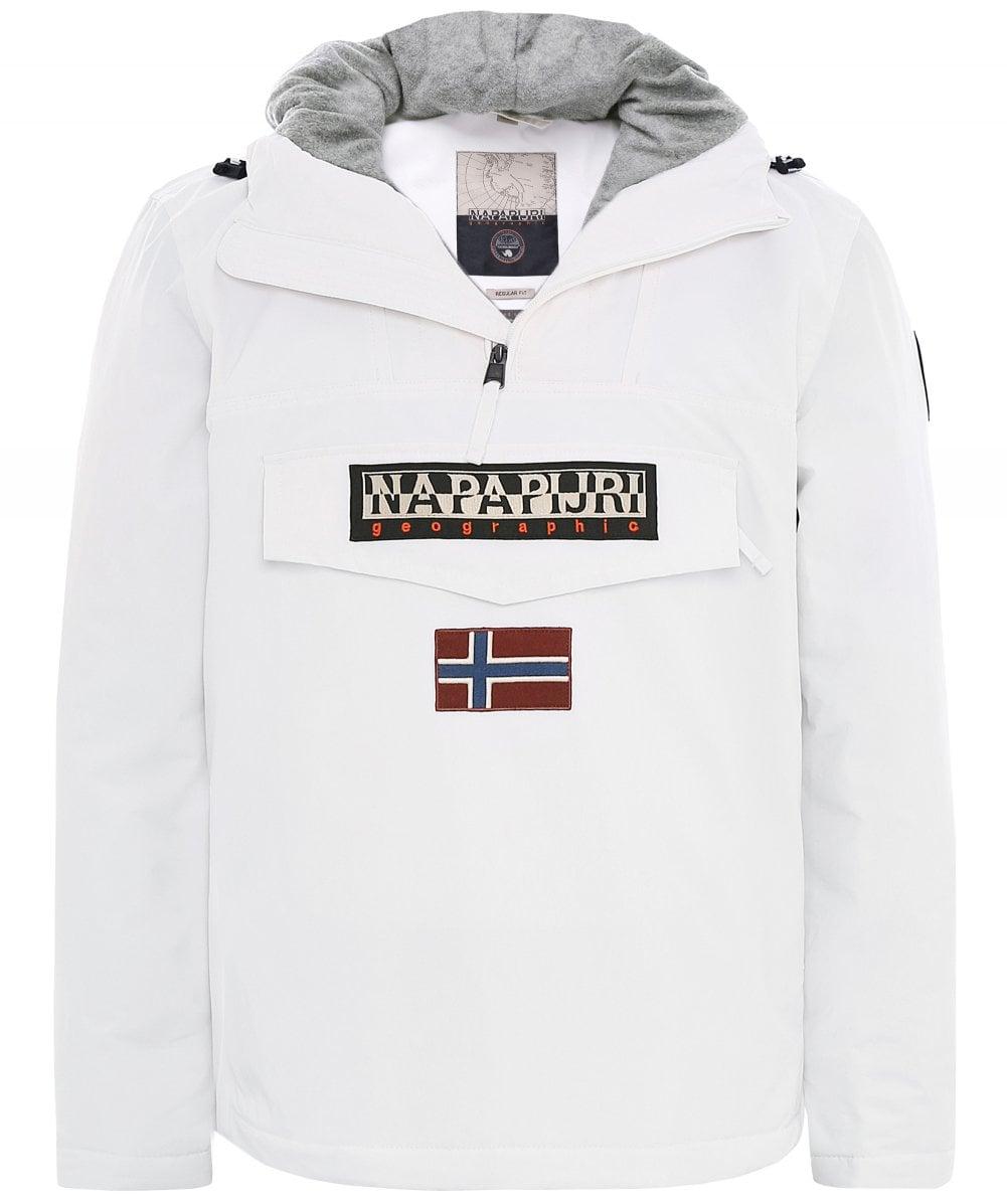 Napapijri Fleece Rainforest Winter Jacket in White for Men Save 46