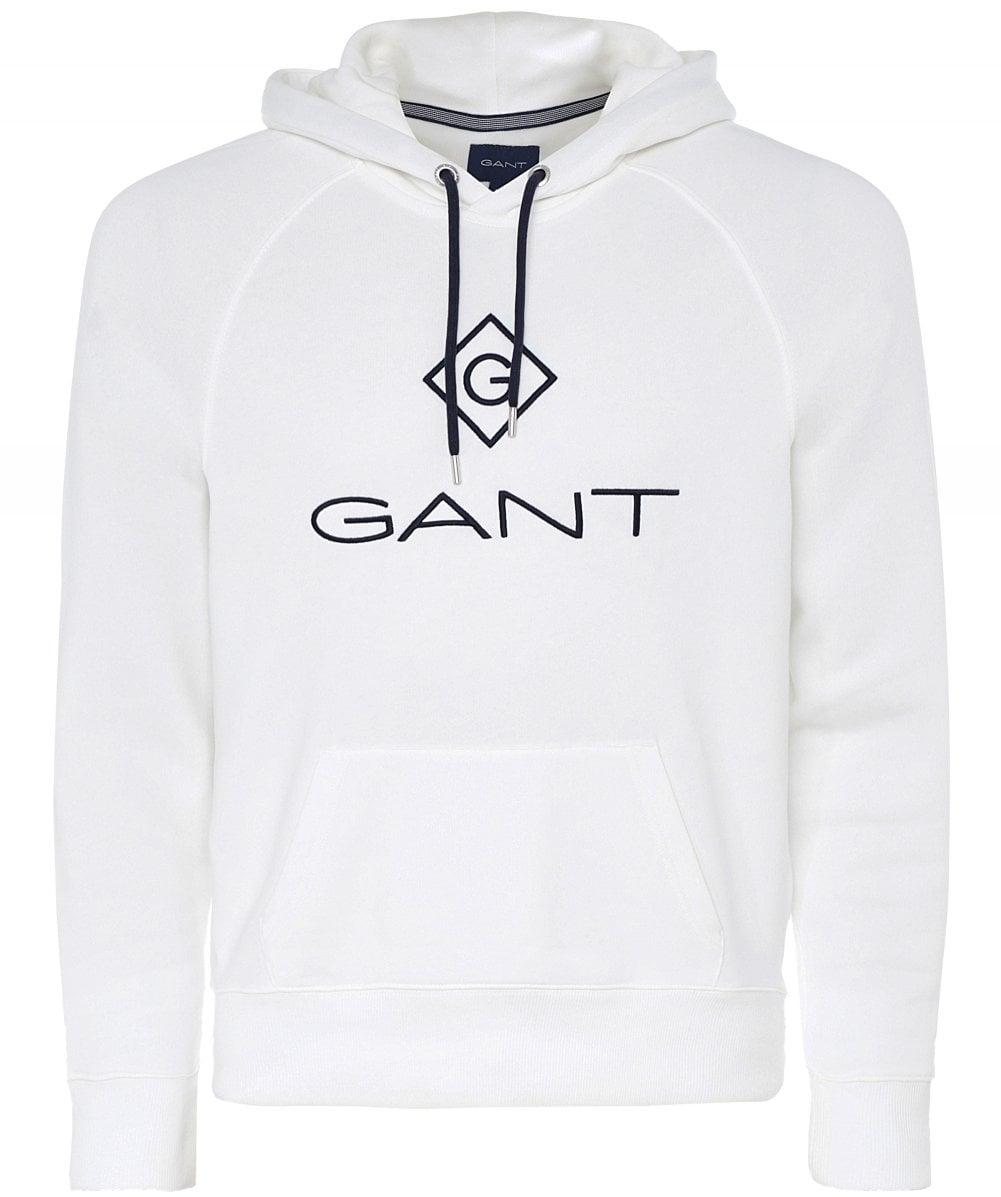 gant hoodie white