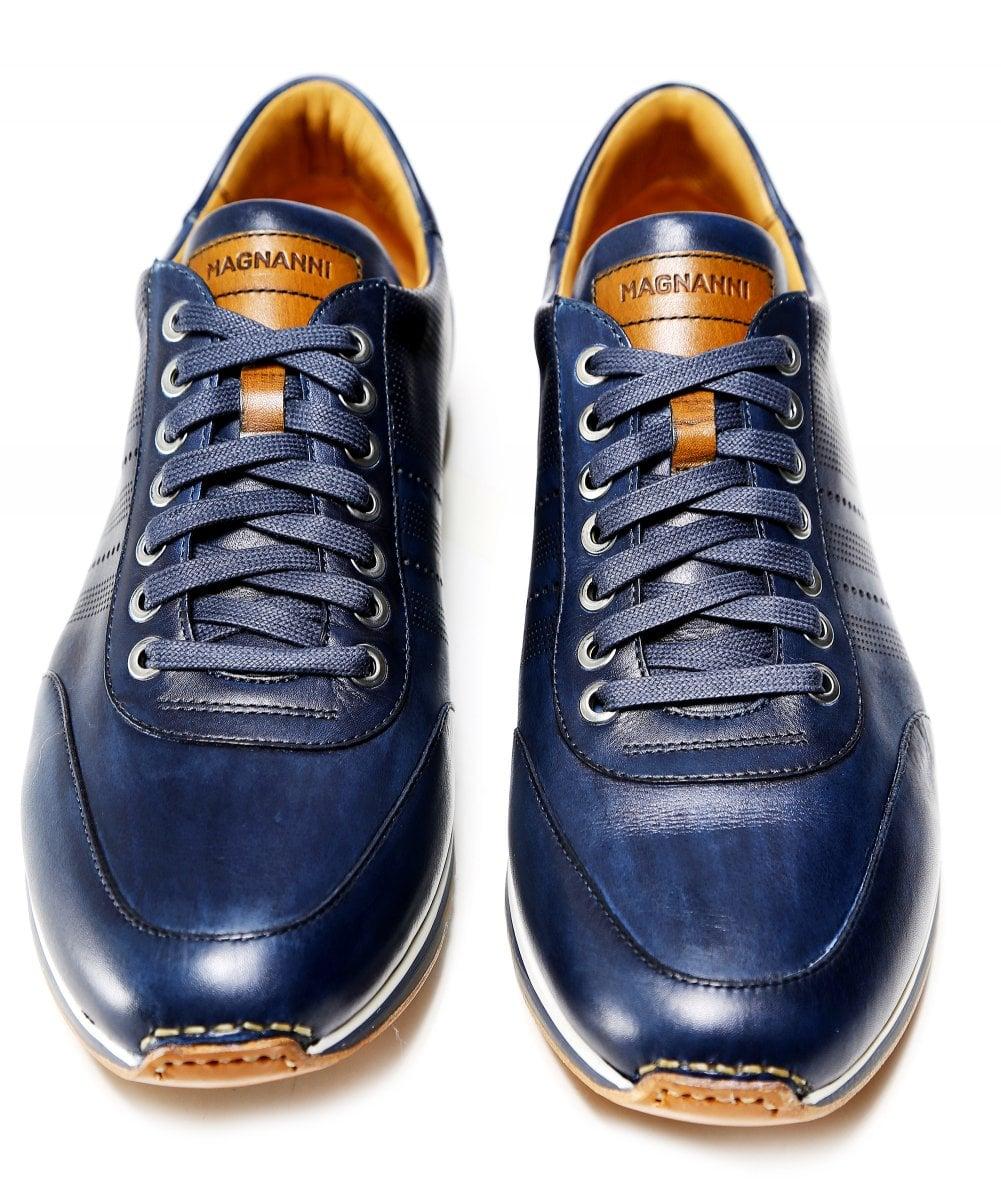 magnanni blue sneakers