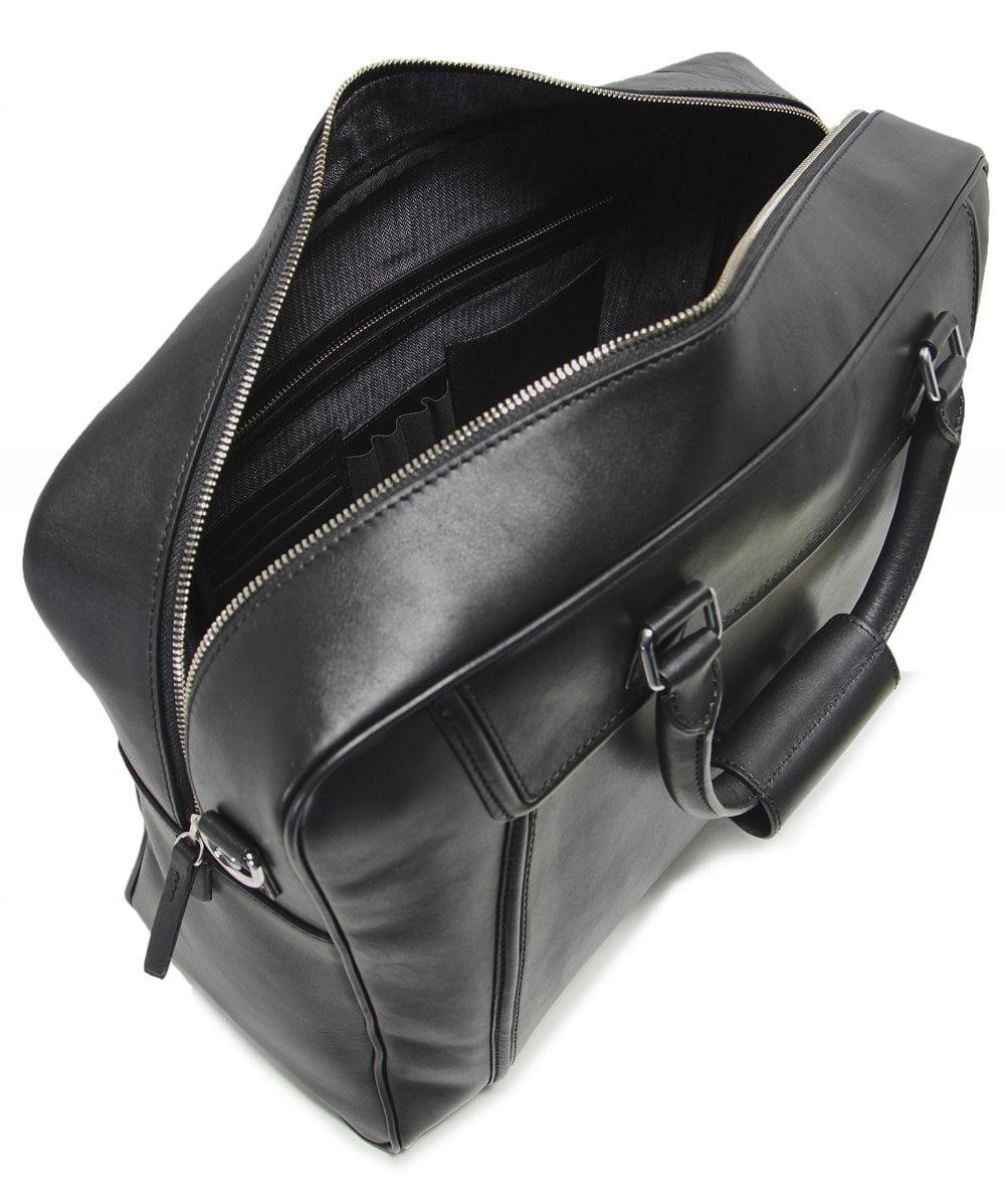 Leather Aviator Travel Bag Loake pour 