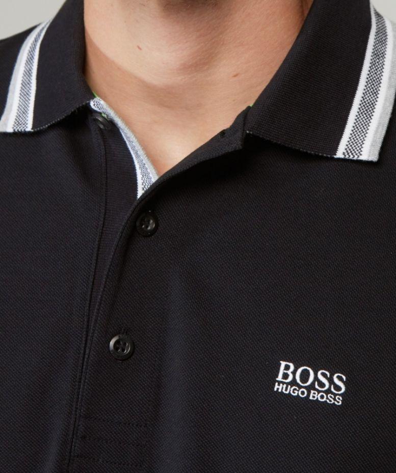 BOSS Paddy Polo Shirt in Black for Men - Lyst