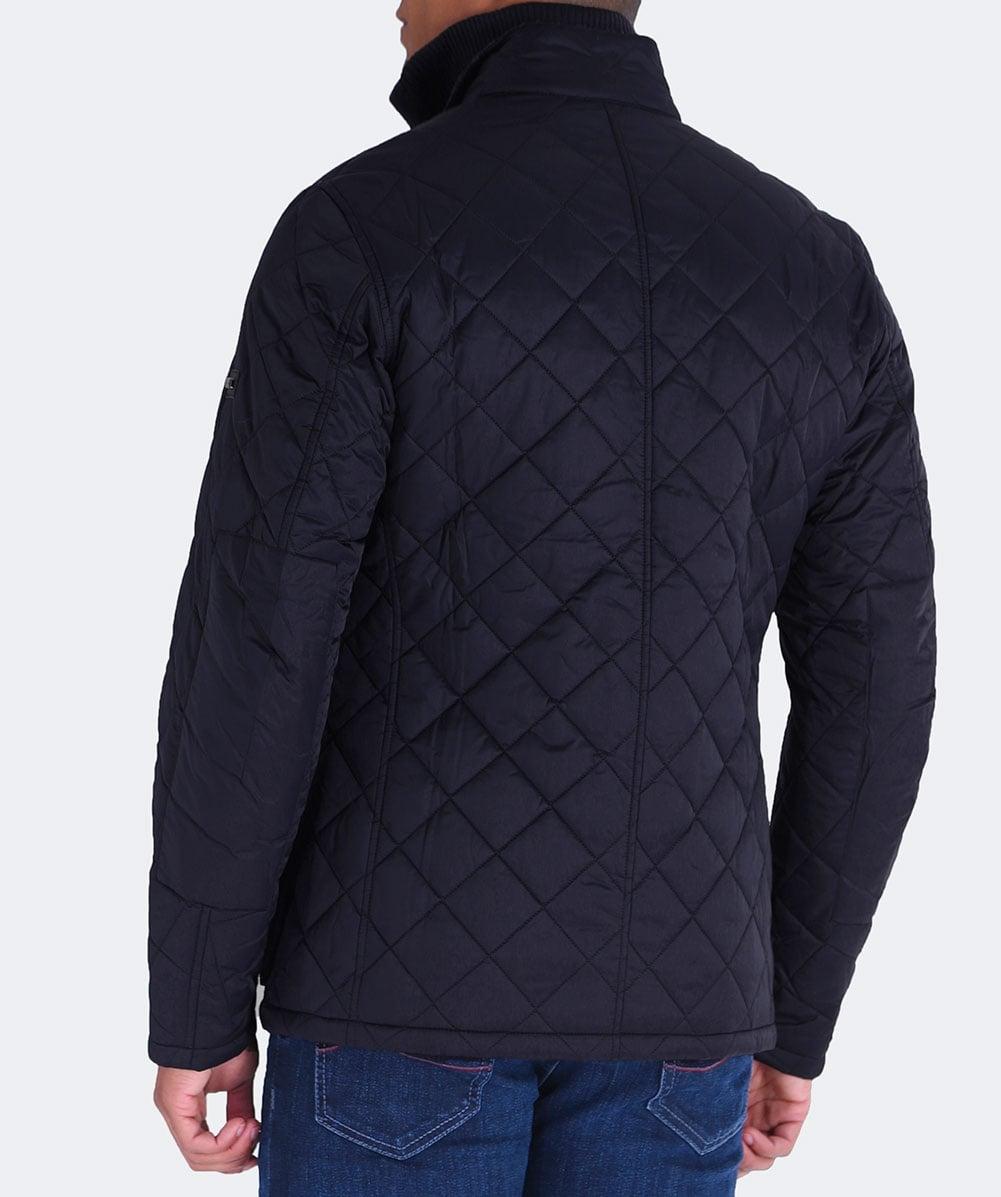 Barbour Denim Quilted Windshield Jacket in Navy (Blue) for Men Lyst
