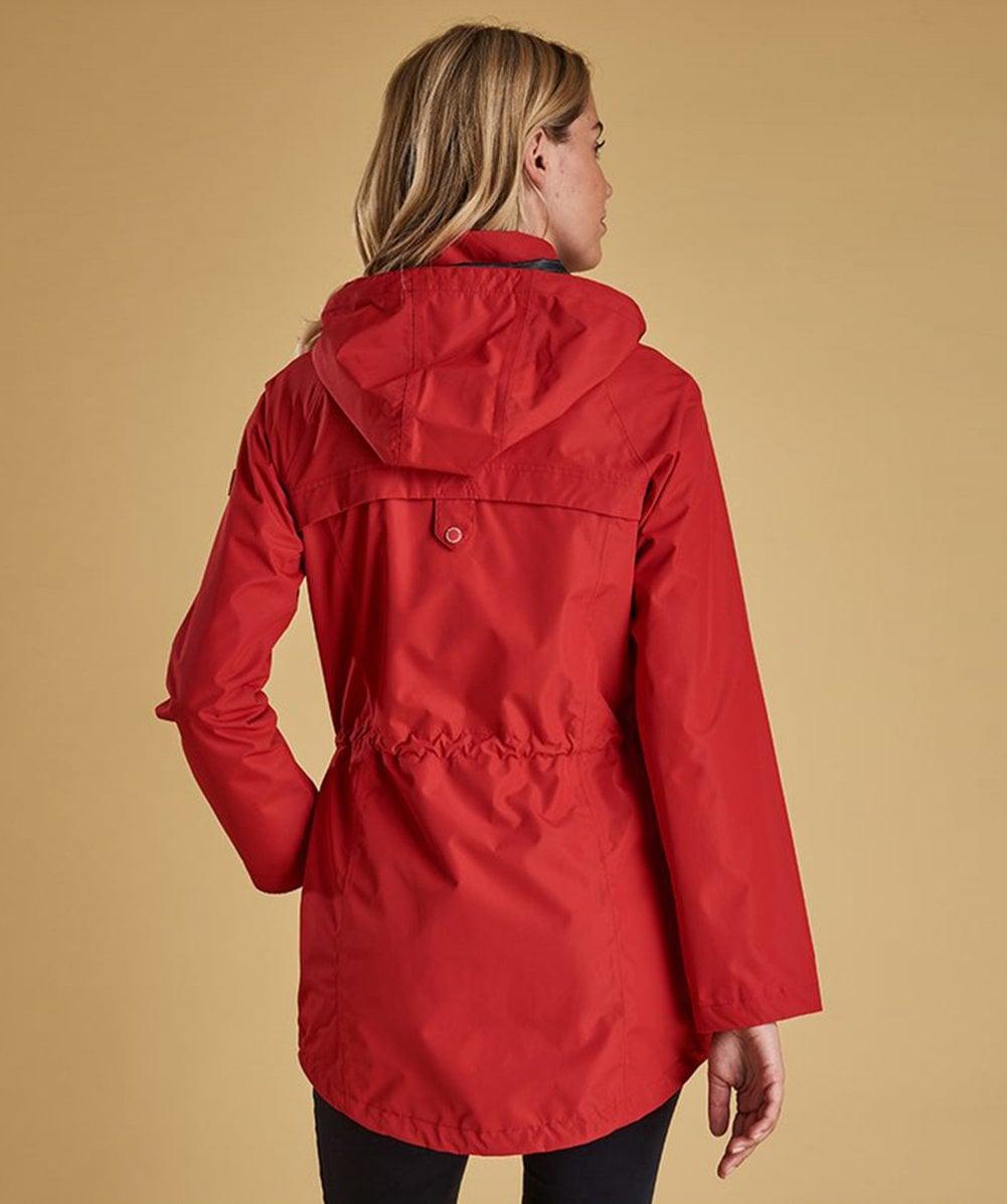 barbour dalgetty jacket red