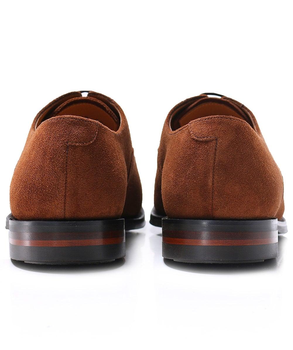 Loake Suede Cadogan Oxford Shoes in Brown for Men - Lyst