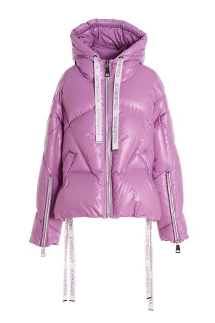 Khrisjoy 'khris Iconic Shiny' Puffer Jacket in Pink | Lyst