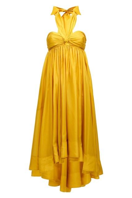 Zimmermann Devi Halter Maxi Dress ; 'devi Halter Maxi' Dress in Yellow ...