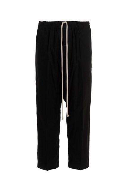 Rick Owens 'drawstring Cropped' Pants in Black for Men | Lyst