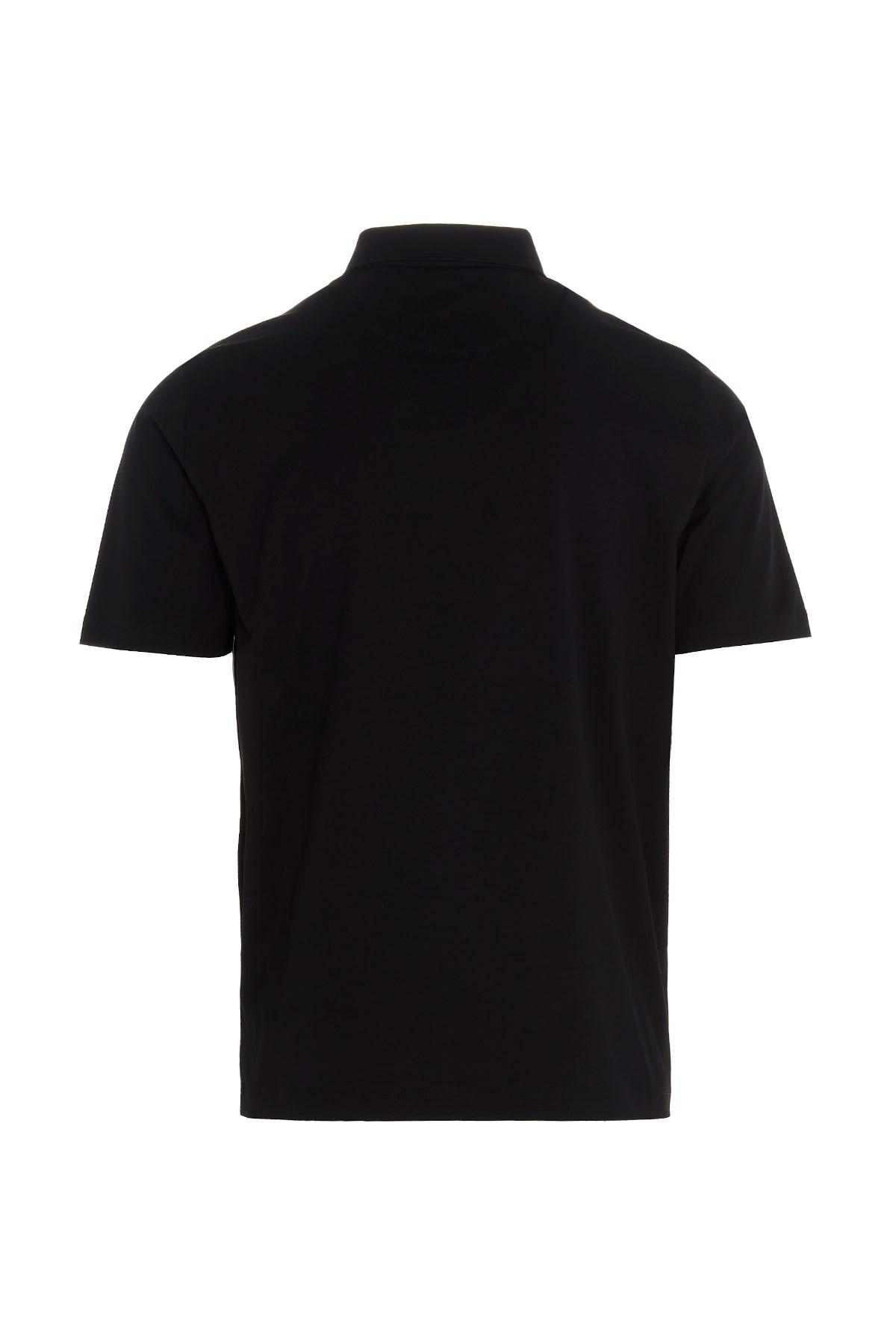 Prada Synthetic Nylon Pocket Polo in Black for Men - Lyst