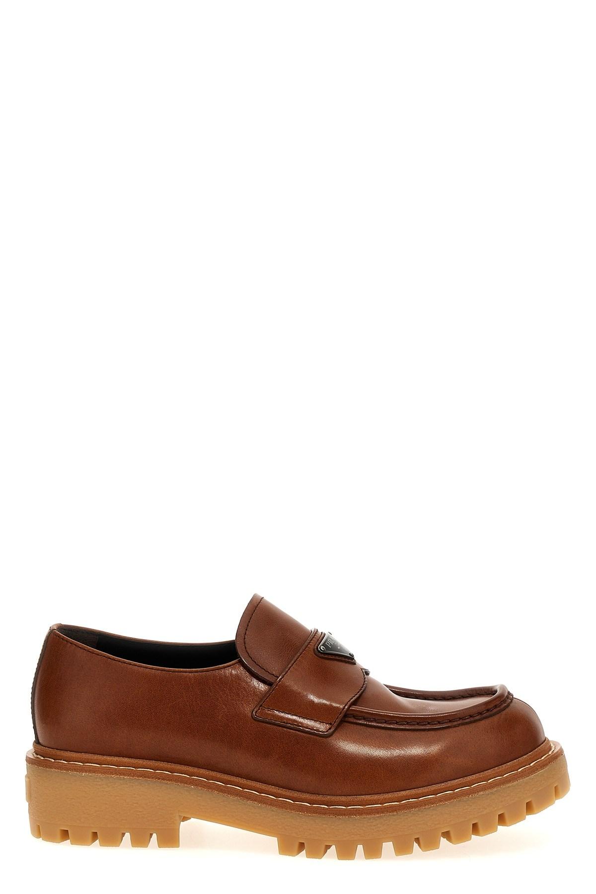 Prada 'Double Chocolate' Loafers in Brown for Men Lyst UK