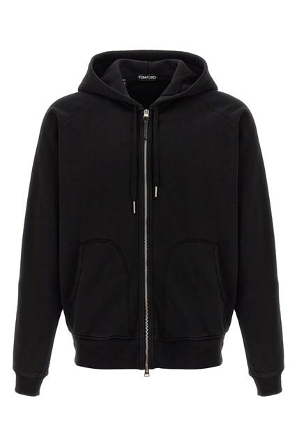 【関税込み】tom ford Hoodie TOM FORD Drawstring Pullover Hoodie | Black | FARFETCH