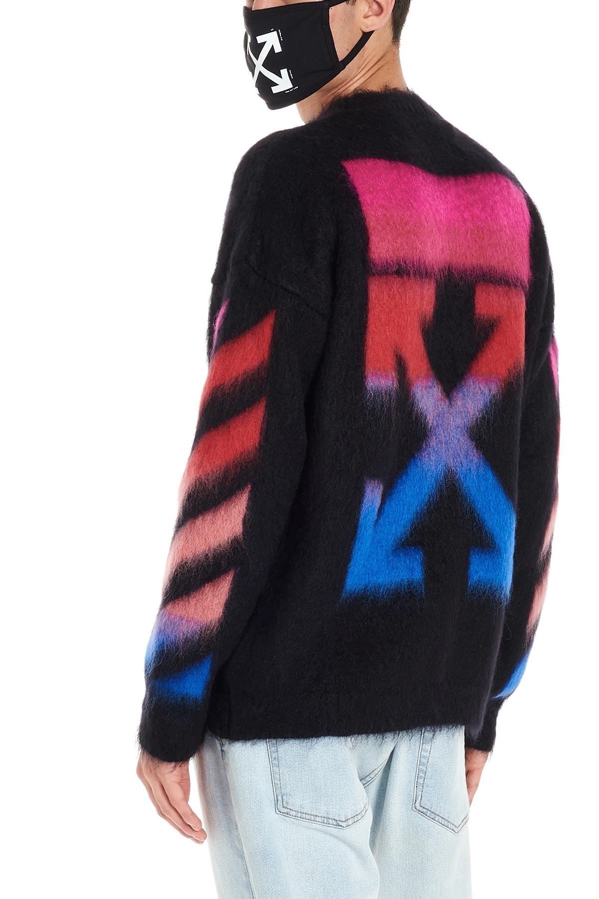 Felpe E Maglieria Off-White | maglione con stampa nero Uomo – TANGOFFICINA