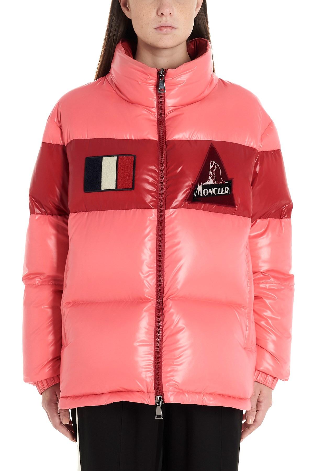 Moncler Gary Down Jacket in Pink | Lyst