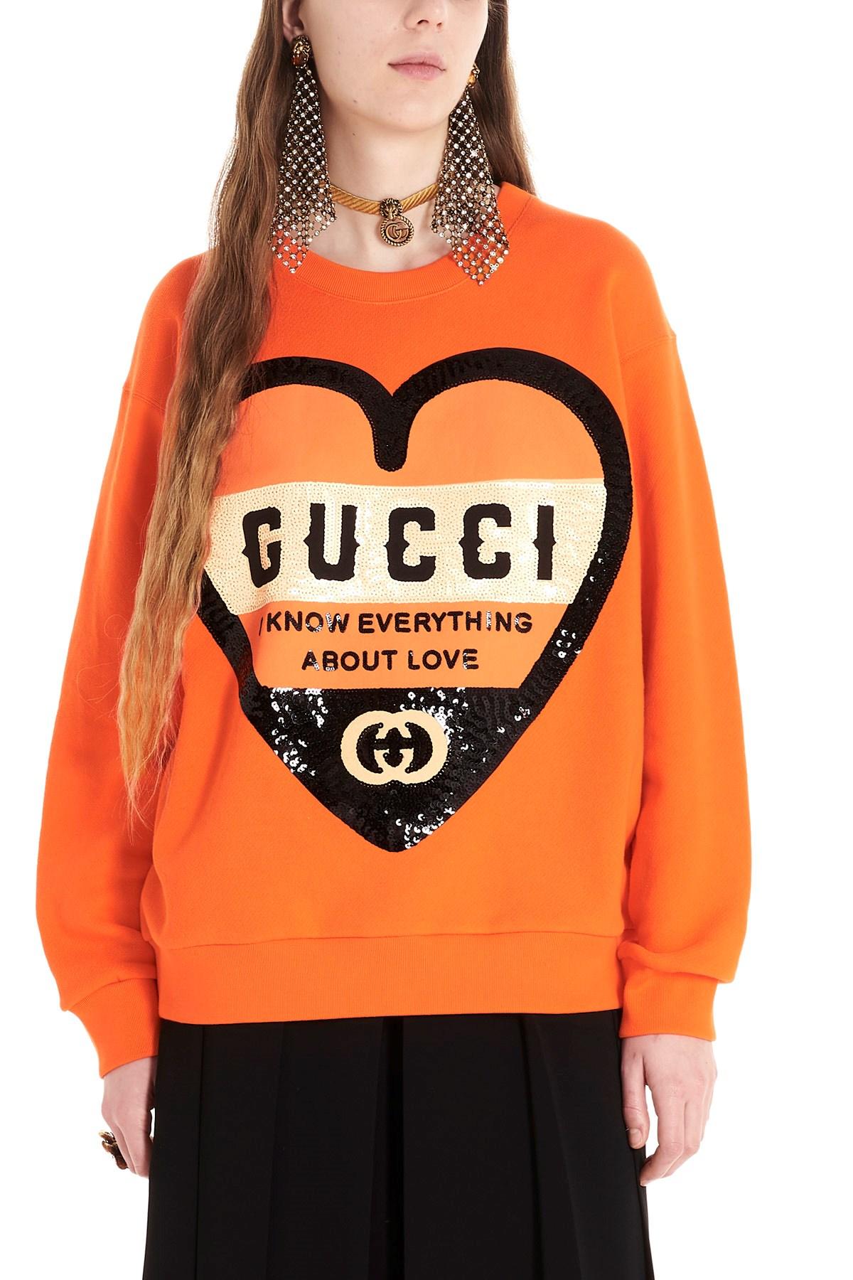 orange gucci sweatshirt