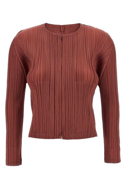 pleats please　ジャケット　アウター PLEATS PLEASE ISSEY MIYAKE Grey Buttoned Jacket — UTMOSTATTIRE