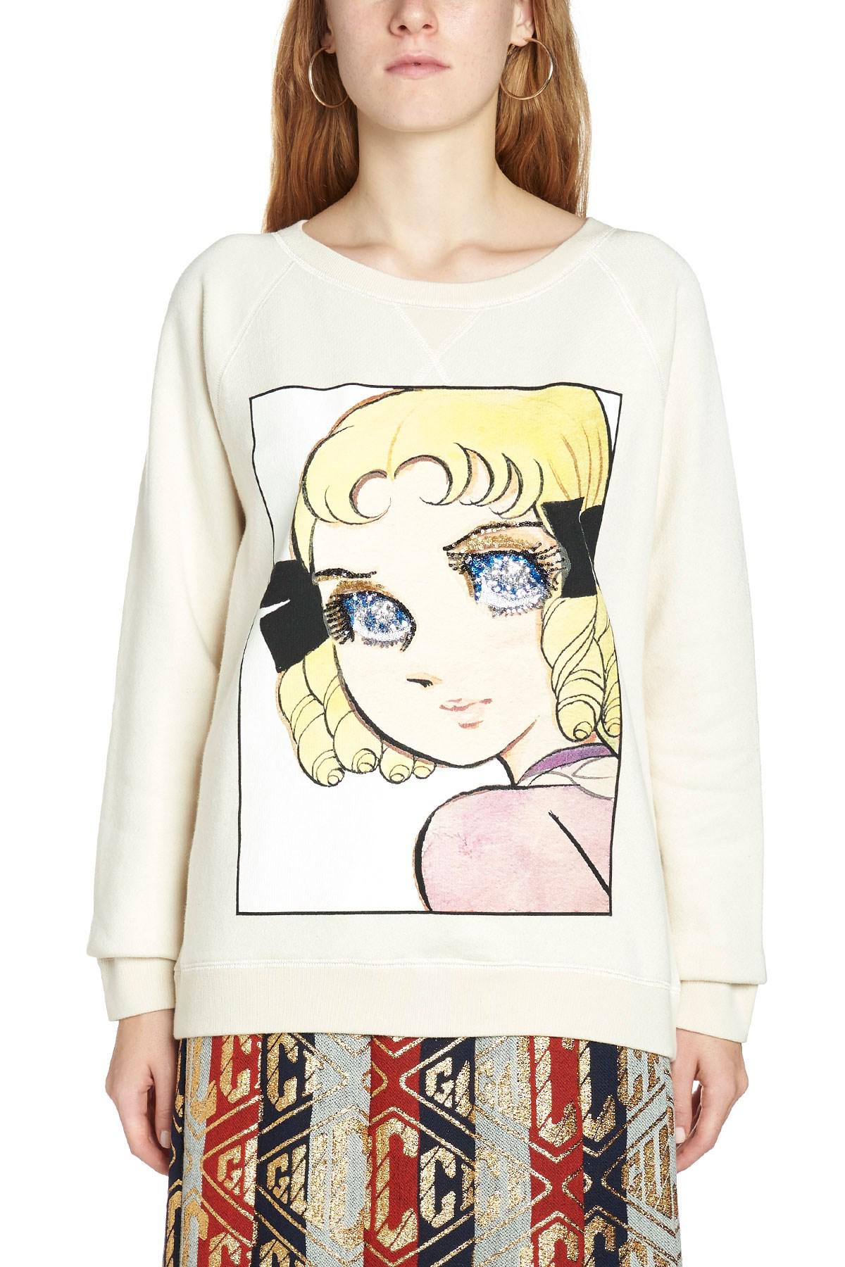 Gucci Cotton 'manga' Sweatshirt in 
